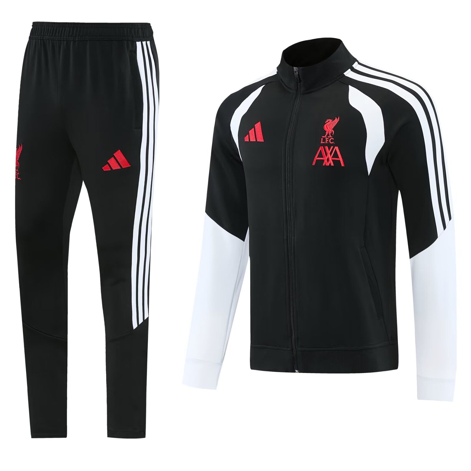 AAA Quality Liverpool 26/27 Tracksuit - Black/White/Red